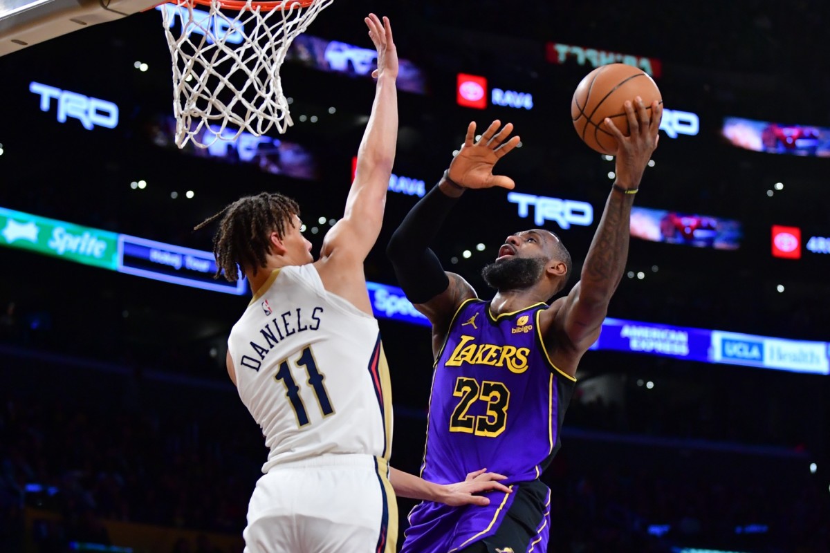 LeBron over Daniels
